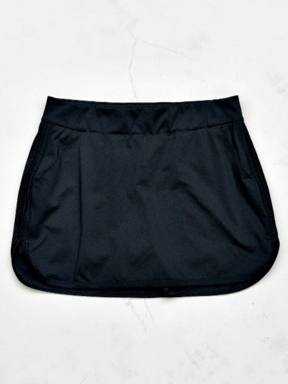 Columbia Black Athletic Skort Women Medium Stretch Built-in Short Pockets Sporty